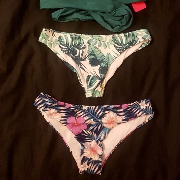 NWT 3 Pieces in Total -  2 Piece Bikini Suit + Extra Bottom! - Picture 4 of 8